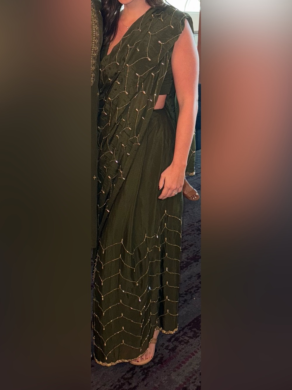 Women's Green Saree